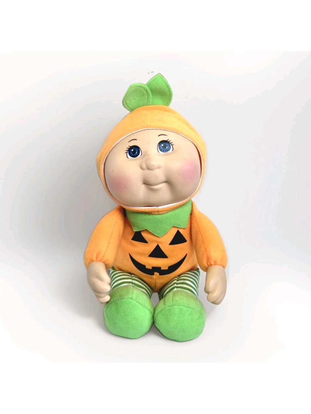 Cabbage Patch Halloween Pumpkin Jack Cutie #19 Petey Doll Harvest Helpers 10"